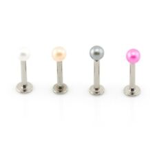 Pearl labret bar for sale  ANNAN