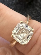 Carat asscher solitaire for sale  Hendersonville