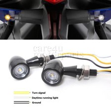Lâmpada LED indicador de seta de motocicleta âmbar branca pisca-pisca universal comprar usado  Enviando para Brazil