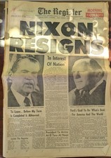 Nixon resigns original for sale  Painesville