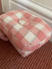 pink pouffe for sale  LEICESTER