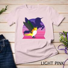 Usado, Camiseta unissex Parrot I Winged Unicorn I Screaming Black-headed Caique comprar usado  Enviando para Brazil