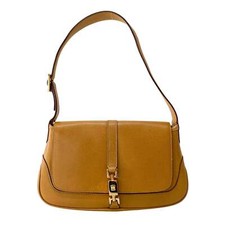 Bolsa de ombro de couro marrom GUCCI Jackie com ferragens douradas comprar usado  Enviando para Brazil