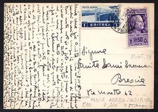 Storia postale colonie usato  San Bonifacio