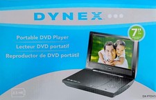 Dynex 7" leitor de DVD/CD portátil adaptador CA fones de ouvido recarregáveis pré-propriedade comprar usado  Enviando para Brazil