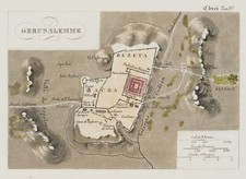 Jerusalem hist karte gebraucht kaufen  Frankfurt am Main