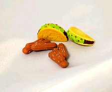 Usado, Casa de Muñecas Miniatura Tacos Churros Mini Comida Mexicana Lote Diorama Barbie segunda mano  Embacar hacia Argentina