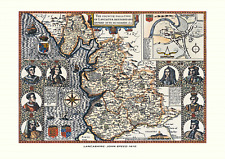 Old map lancashire for sale  HEREFORD