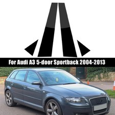 Adesivo para Audi A3 5 portas Sportback 2004-2013 postes de pilar tampa guarnição de porta 4 peças comprar usado  Enviando para Brazil