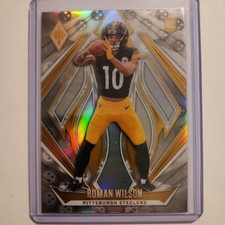 Holograma logotipo Panini Phoenix Roman Wilson RC/299 2024 #235 Pittsburgh Steelers  comprar usado  Enviando para Brazil