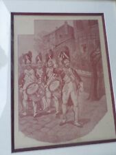 Estampe litho soldats d'occasion  Montfermeil