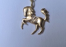 Pferdeanhänger 18ct gold gebraucht kaufen  Eppelborn