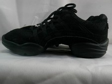 Tênis de dança hip hop Capezio Kids 4 preto com cadarço sola dividida comprar usado  Enviando para Brazil