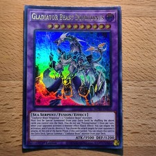 Gladiator Beast Domitianus ▪ Yugioh ▪ MP20 ▪ Ultra Raro ▪ Primeira edição Inglês ▪ ▪ #13 quase perfeito comprar usado  Enviando para Brazil