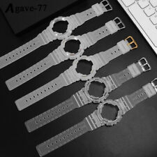 Pulseira de relógio transparente + estojo pulseira esportiva para Casio Baby-G BA-110/120/130 BA-111 comprar usado  Enviando para Brazil