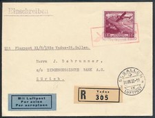Liechtenstein 113 flugpost gebraucht kaufen  Deutschland