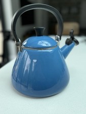 Creuset kettle blue for sale  RIPLEY