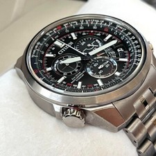 Citizen BY0120-54E Eco Drive cronógrafo titânio preto relógio masculino 42mm usado comprar usado  Enviando para Brazil