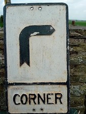 Vintage road sign for sale  CHURCH STRETTON