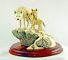 Arctic wolves figurine for sale  Lyndonville