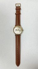 Vintage OMEGA Seamaster De Ville 14kt Relógio Automático de Pulseira de Couro Folheado a Ouro comprar usado  Enviando para Brazil