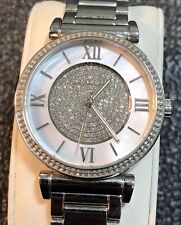 Relógio Michael Kors Feminino Catlin MK3355 Pavê Aço Inoxidável Nova Bateria, usado comprar usado  Enviando para Brazil