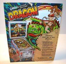 Dragon pinball flyer for sale  Collingswood