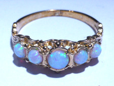 9ct gold opal for sale  REDRUTH
