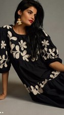 Anthropologie embroidered puff for sale  Richboro