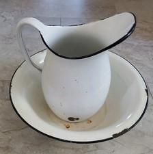Vintage enamelware pitcher for sale  Santa Cruz