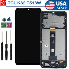 Substituição para TCL K32 T513W LCD display tela sensível ao toque conjunto digitalizador +quadro comprar usado Substituição para TCL K32 T513W LCD display tela sensível ao toque conjunto digitalizador +quadro comprar usado  Enviando para Brazil
