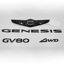 Emblema Genesis preto de alto brilho (adequado para: 2025+ Genesis GV80) comprar usado  Enviando para Brazil