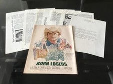 The Born Losers 1967 filme motociclista estrelado por Tom Laughlin kit de imprensa filme original comprar usado  Enviando para Brazil