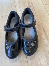 Girls clarks black for sale  LOWESTOFT