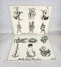 Usado, Mr. Máquina flash tatuagem arte folhas flash impressão 13,5" x 11" 2016 NLT 157 e 180 comprar usado  Enviando para Brazil