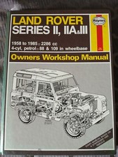 Haynes land rover for sale  YORK