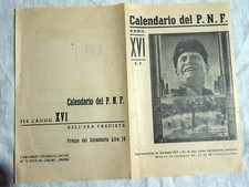 Fascismo m.v.s.n. calendario usato  Concordia sulla Secchia