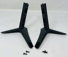 Usado, Conjunto genérico de suporte/pés de TV preto com parafusos de instalação comprar usado  Enviando para Brazil