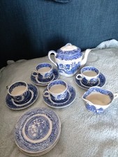 Blue willow staffordshire for sale  MORECAMBE