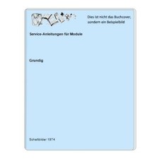 Service anleitungen module gebraucht kaufen  Deutschland