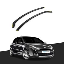 Defletores de vento Renault Clio MK3 2005-2012 3 portas hatchback 2 peças coloridas comprar usado  Enviando para Brazil