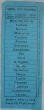 Biglietto società malcesine usato  Torino