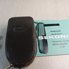 Usado, Medidor de luz analógico vintage Sekonic Auto Leader e zíper modelo L-38 #0079 comprar usado  Enviando para Brazil