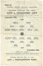Leicester city coventry for sale  KETTERING