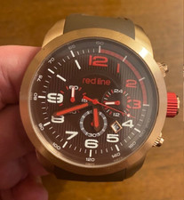 Relógio de pulso masculino REDLINE 330 PÉS marrom mostrador 45 mm estojo comprar usado  Enviando para Brazil