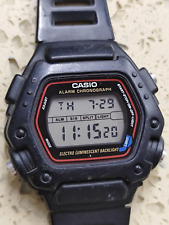 Casio DW-290 mod 3231 relógio de quartzo cronógrafo alarme masculino 40mm funcionando comprar usado  Enviando para Brazil