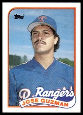 1989 Topps Jose Guzman Texas Rangers #462 comprar usado  Enviando para Brazil