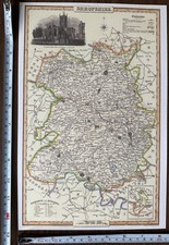 Old victorian map for sale  SHEFFIELD