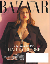 Harper's Bazaar Magazine Hailey Bieber Icons Issue Fashion Fall Shoes Boots Bags comprar usado  Enviando para Brazil
