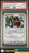 2004 Pokemon Japanese Gift Box Rayquaza Ex Holo Emerald Half Deck 018 PSA 10, usado comprar usado  Enviando para Brazil